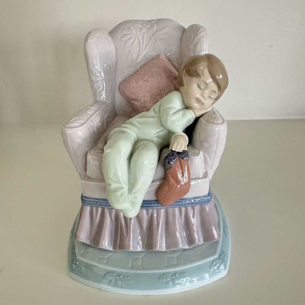 Lladro 6667 Visions of Sugarplums Tthe Night Before Christmas Collection EUC